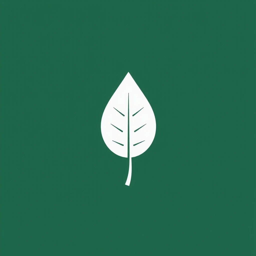 Leaf icon representing natural ingredients